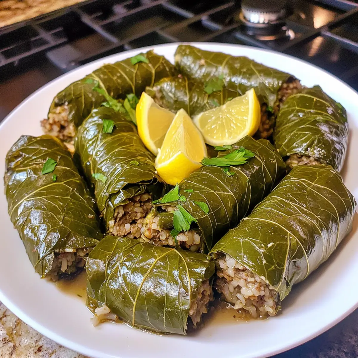Dolmades: Einfache gefüllte Weinblätter aus Griechenland