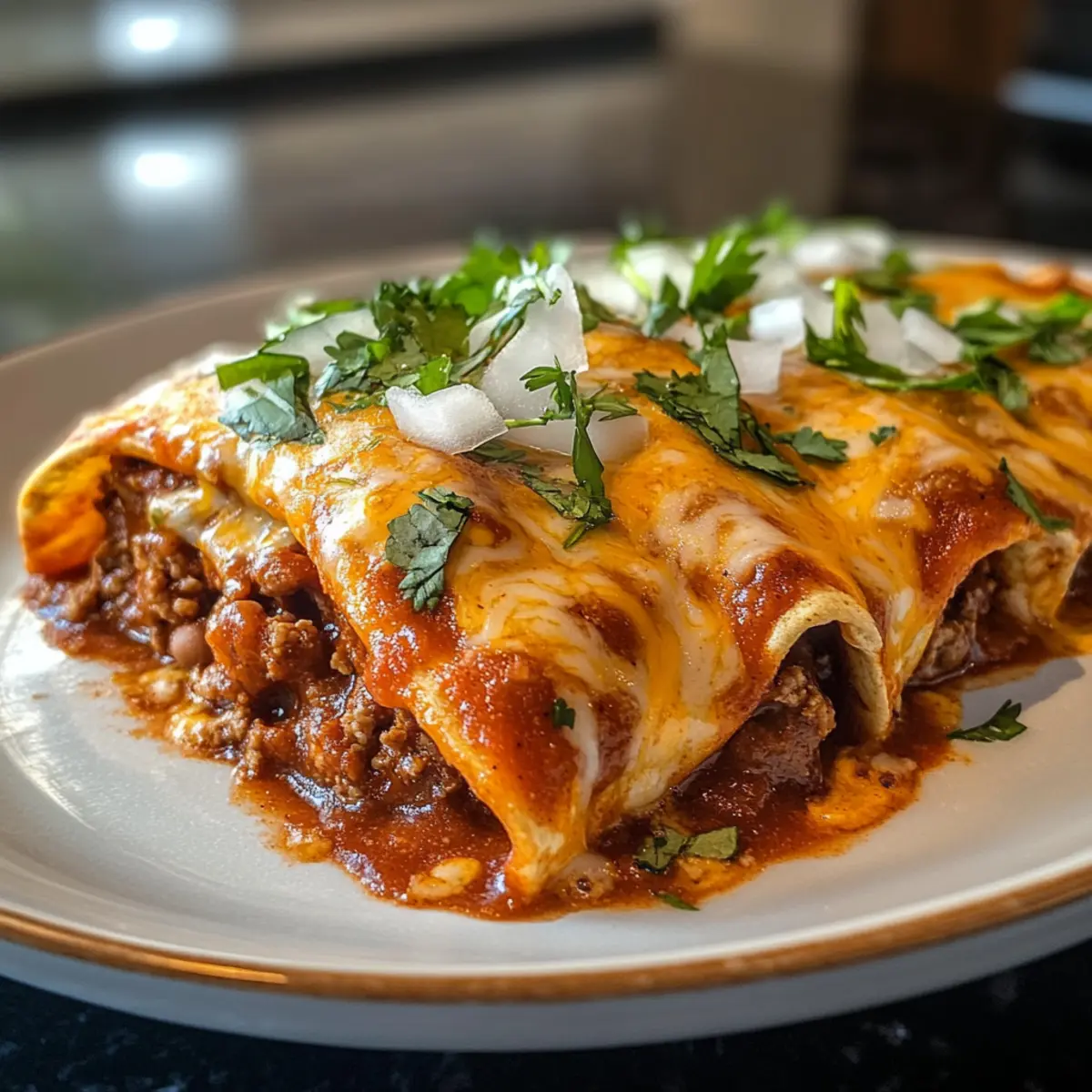 Schnelle Enchirito für jeden Tag genießen