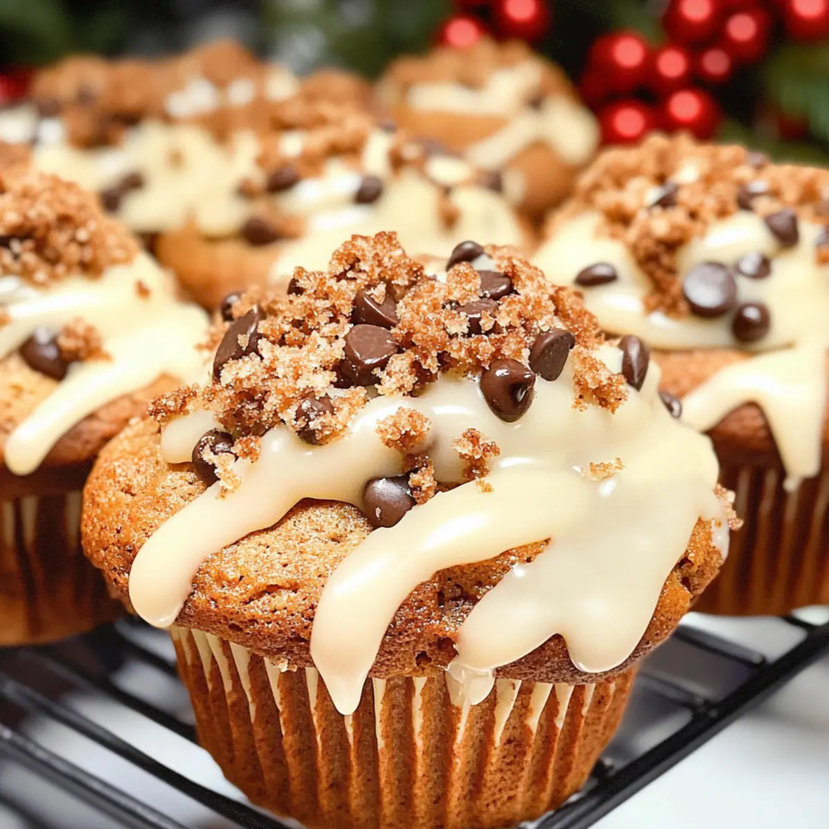 Lebkuchenmuffins mit Vanilleglasur Rezept