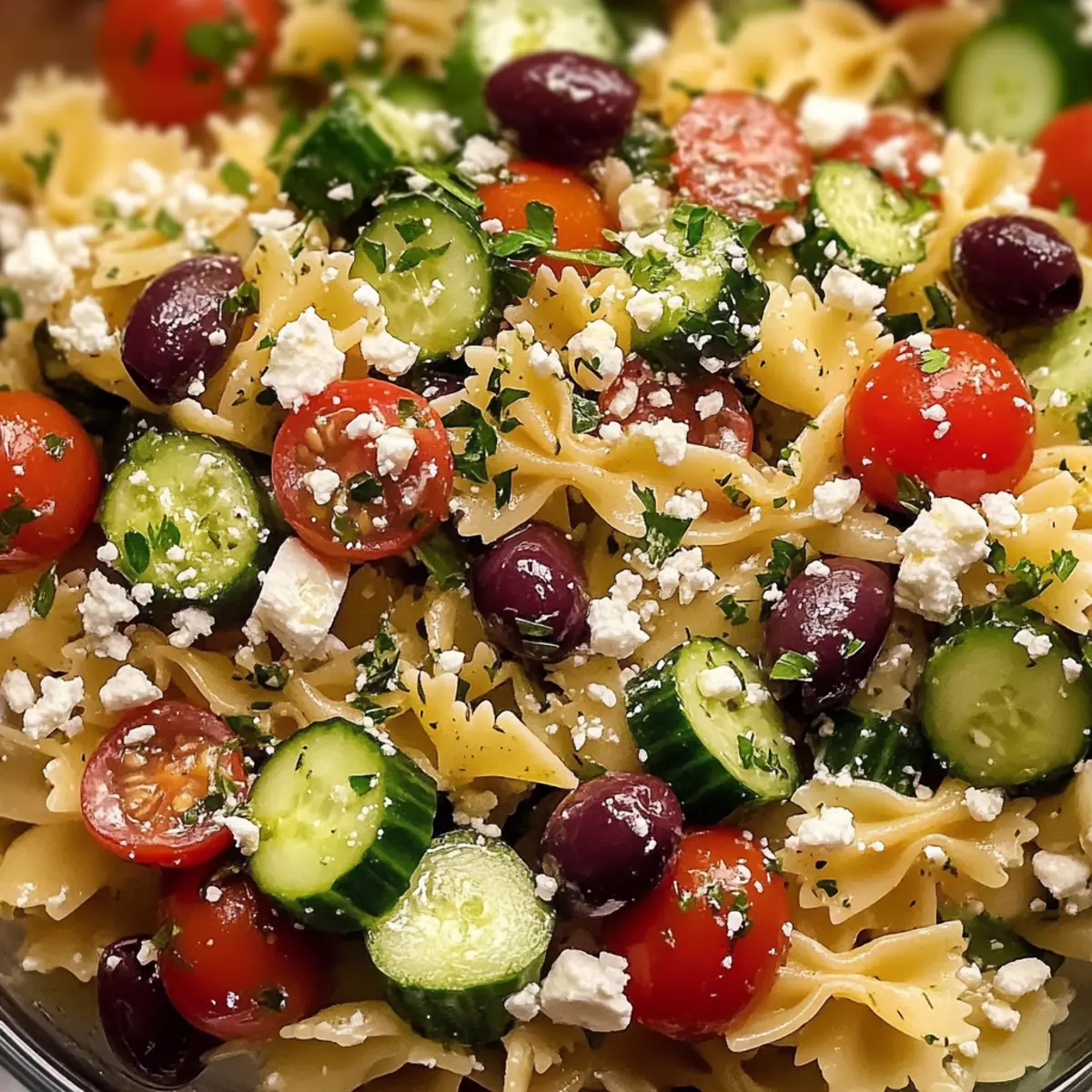 Mittelmeer-Pasta-Salat: Frisch und lecker genießen