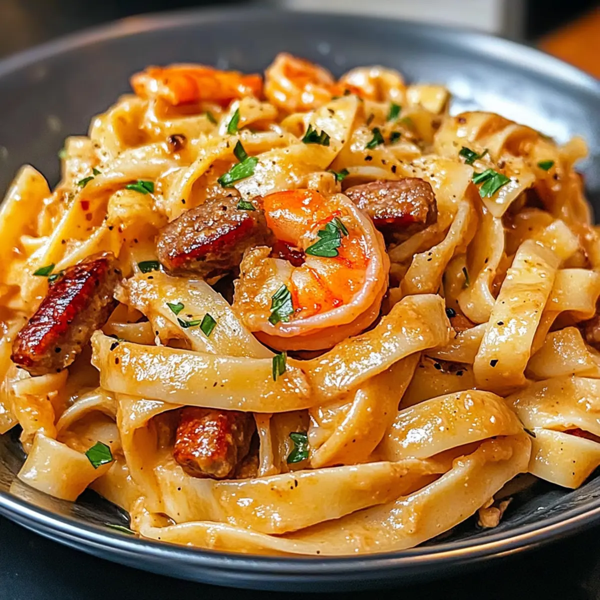 Pappadeaux Mardi Gras Pasta für ein Festmahl Zuhause