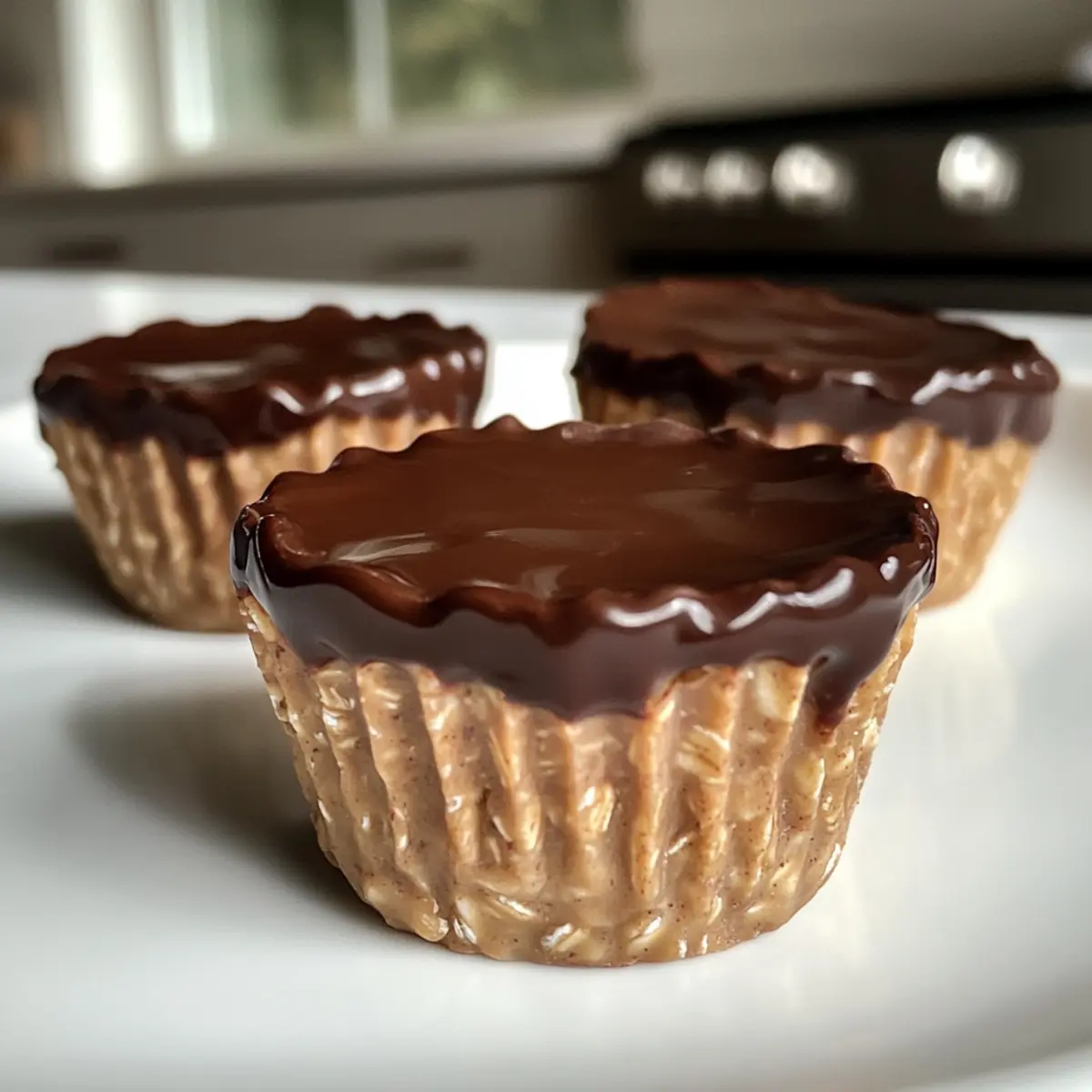 Erdnussbutter Protein Haferflocken Muffins für jeden Tag