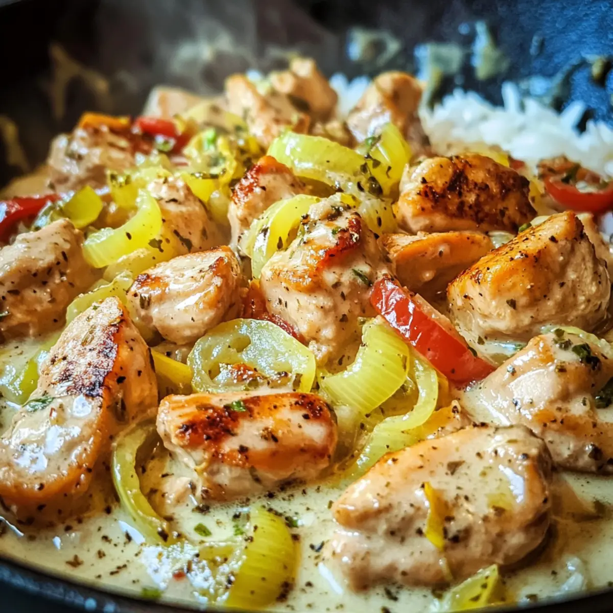Peperoncini-Hühnchen-Pfanne in 30 Minuten