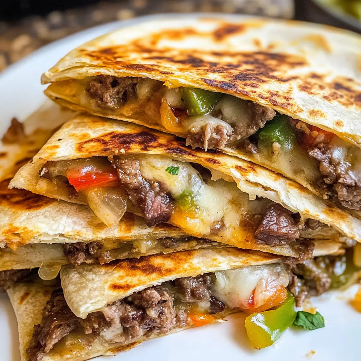 Philly Cheesesteak Quesadilla: Schnelles Rezept mit Geschmack