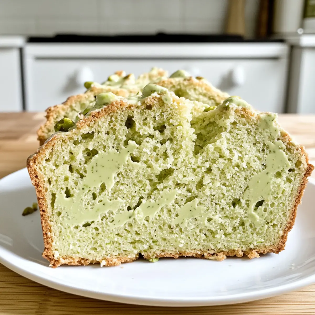 Pistazienpuddingbrot einfach selbst gemacht