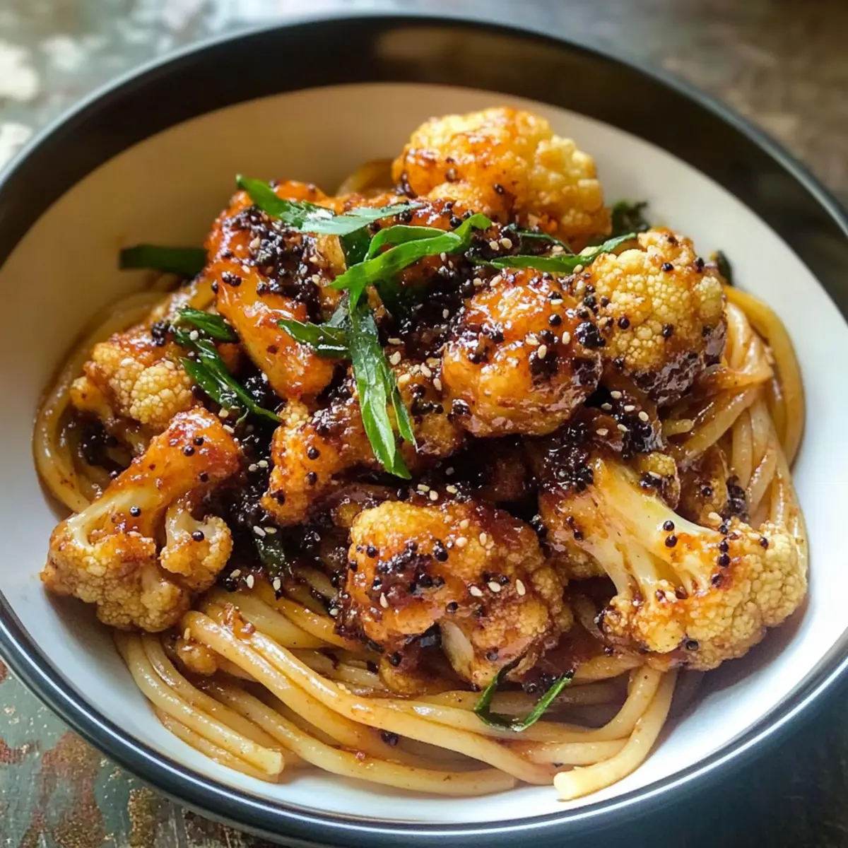 Vegan Singapore Schwarzer Pfeffer Sauce Spaghetti