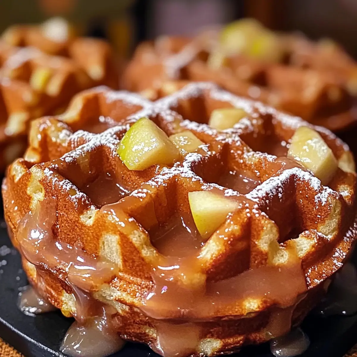 Apfelkrümelwaffel-Donuts in 30 Minuten zaubern