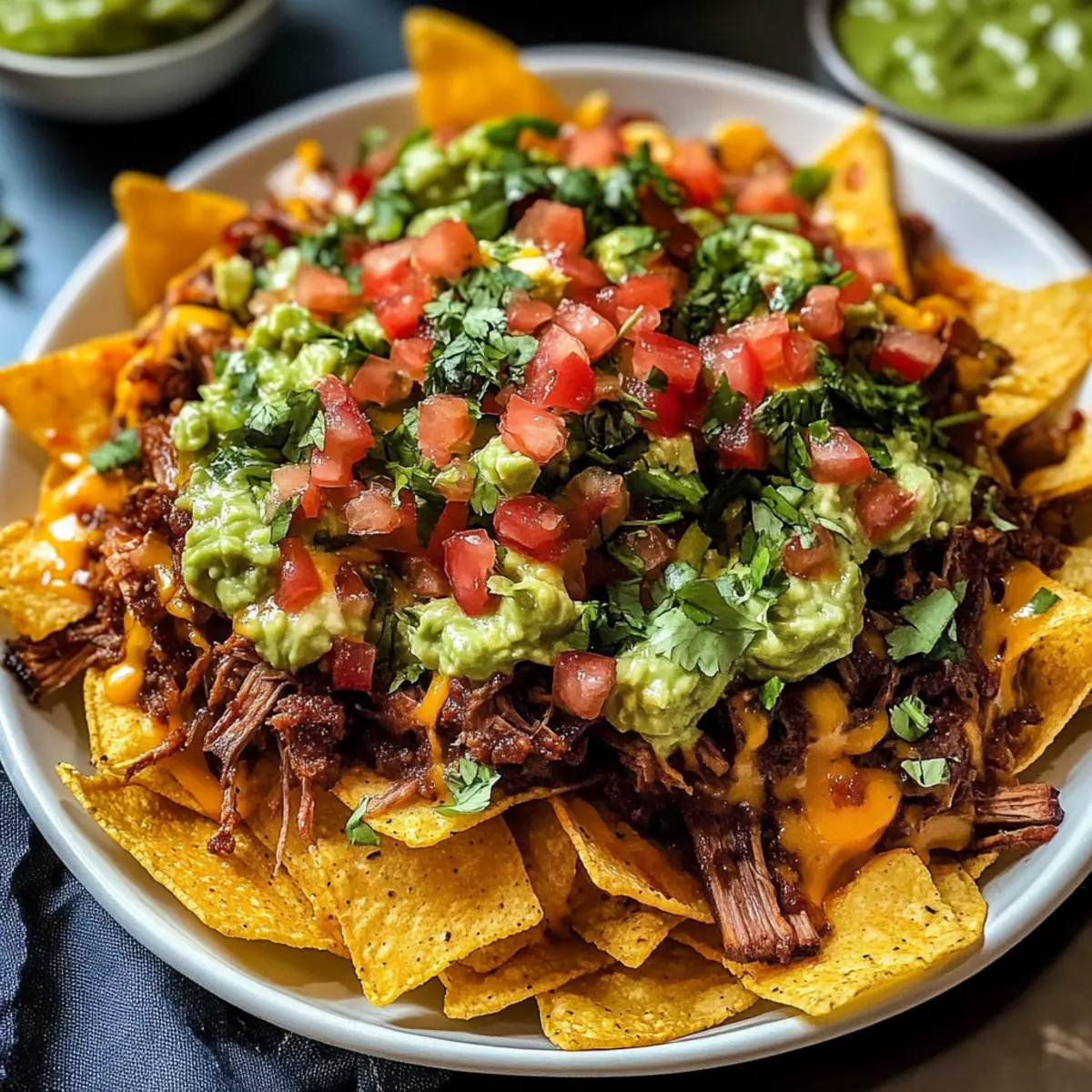 BBQ-Rippchen-Nachos für den perfekten Genuss