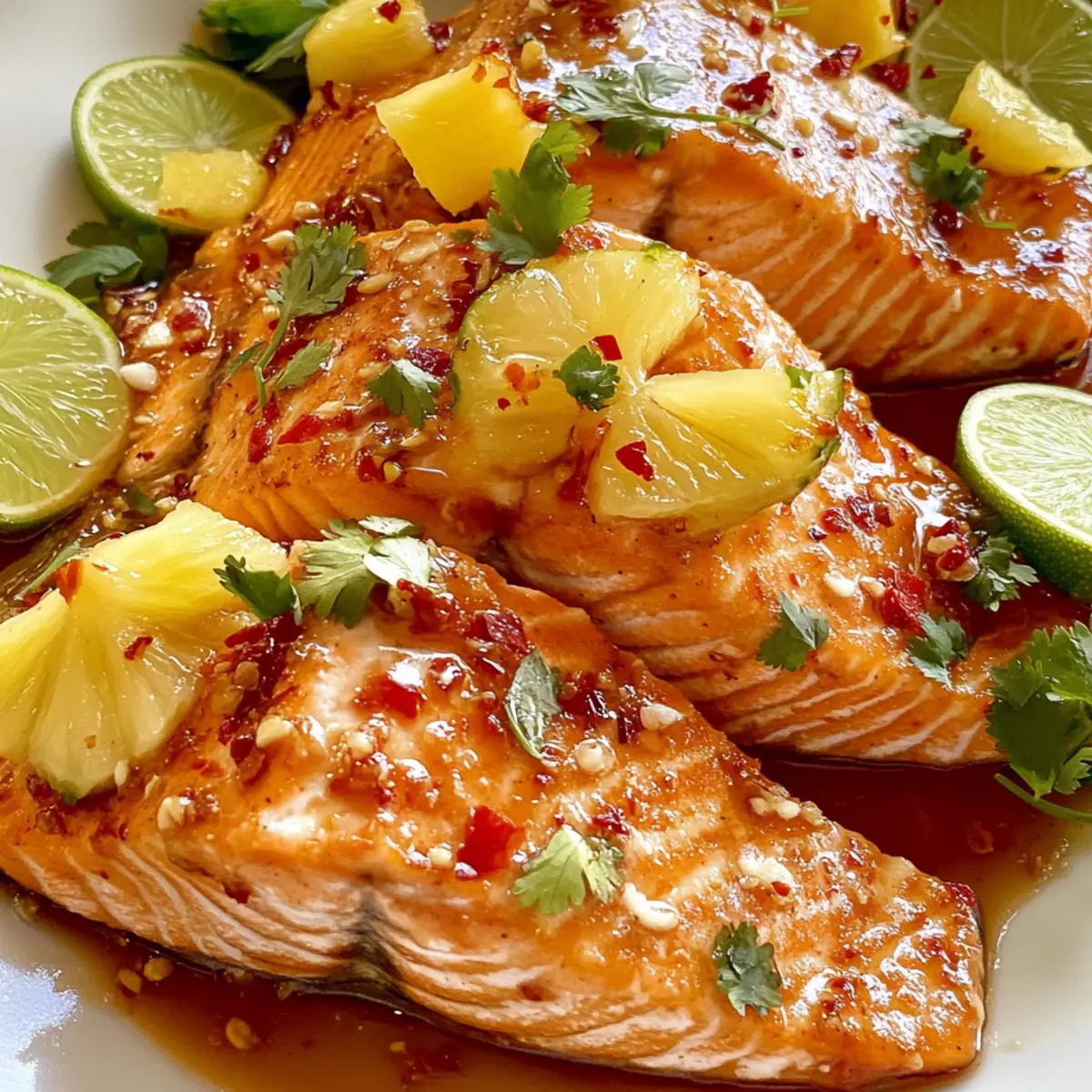 Gebratener Ananaslachs in 20 Minuten zubereitet