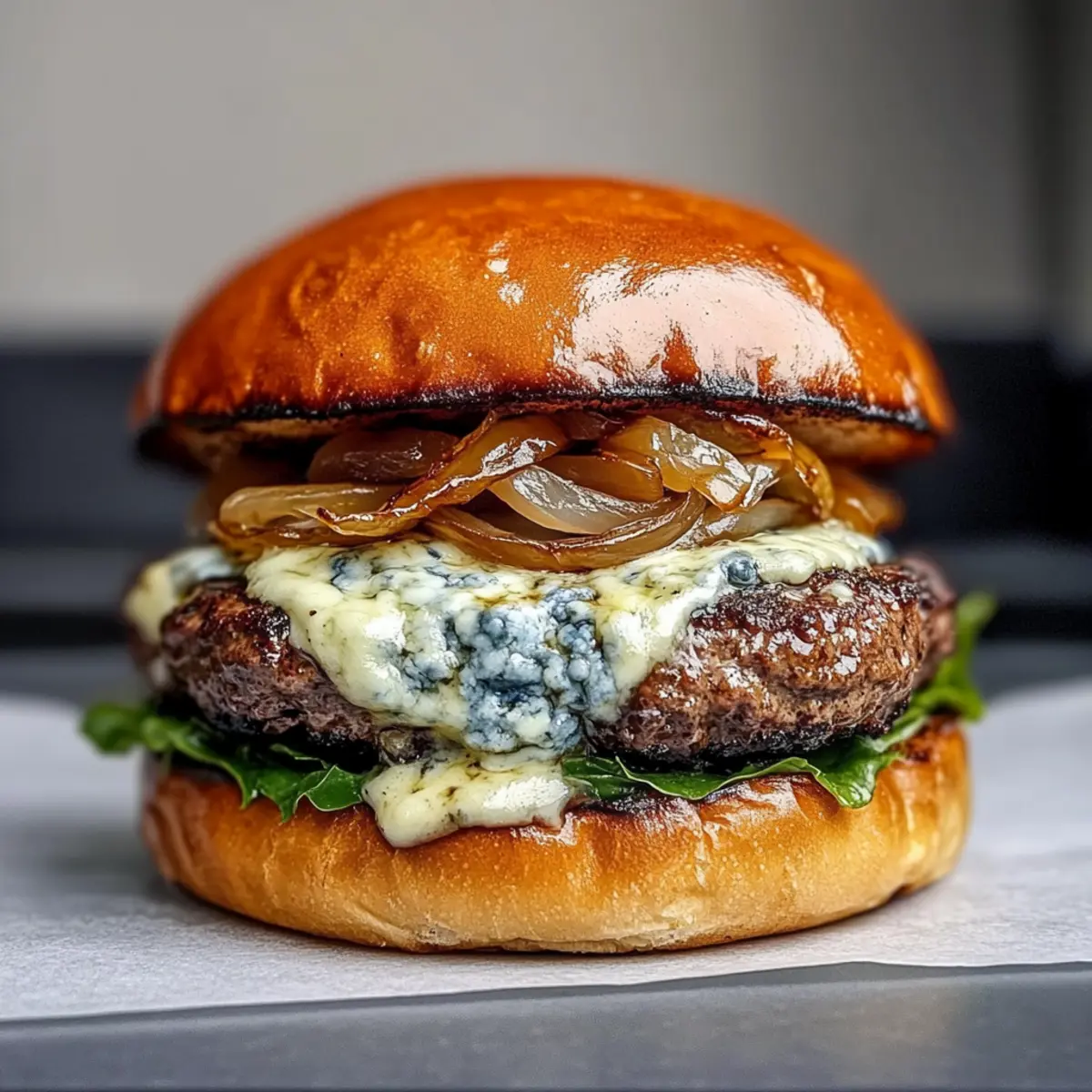 Blauschimmelkäse Burger: Ein Genuss für Feinschmecker