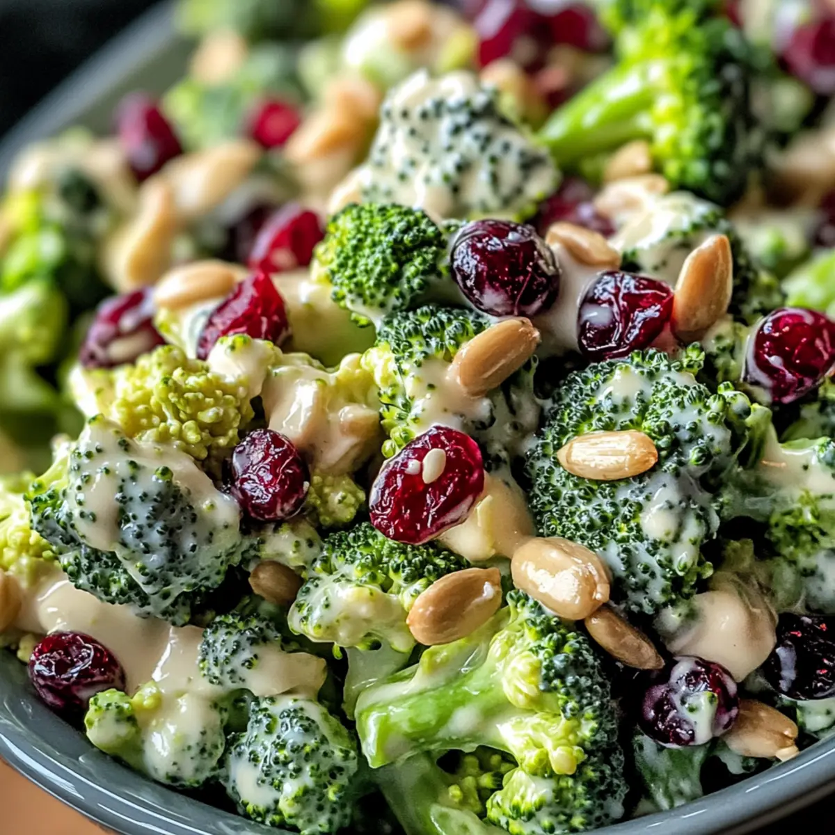 Schneller Brokkoli-Salat mit cremigem Dressing