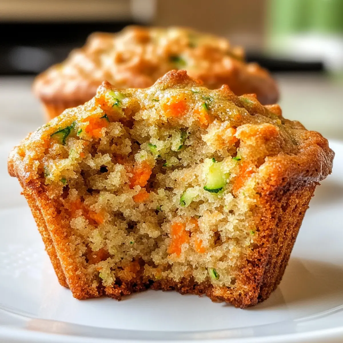 Karotten Zucchini Muffins für gesunde Snacks