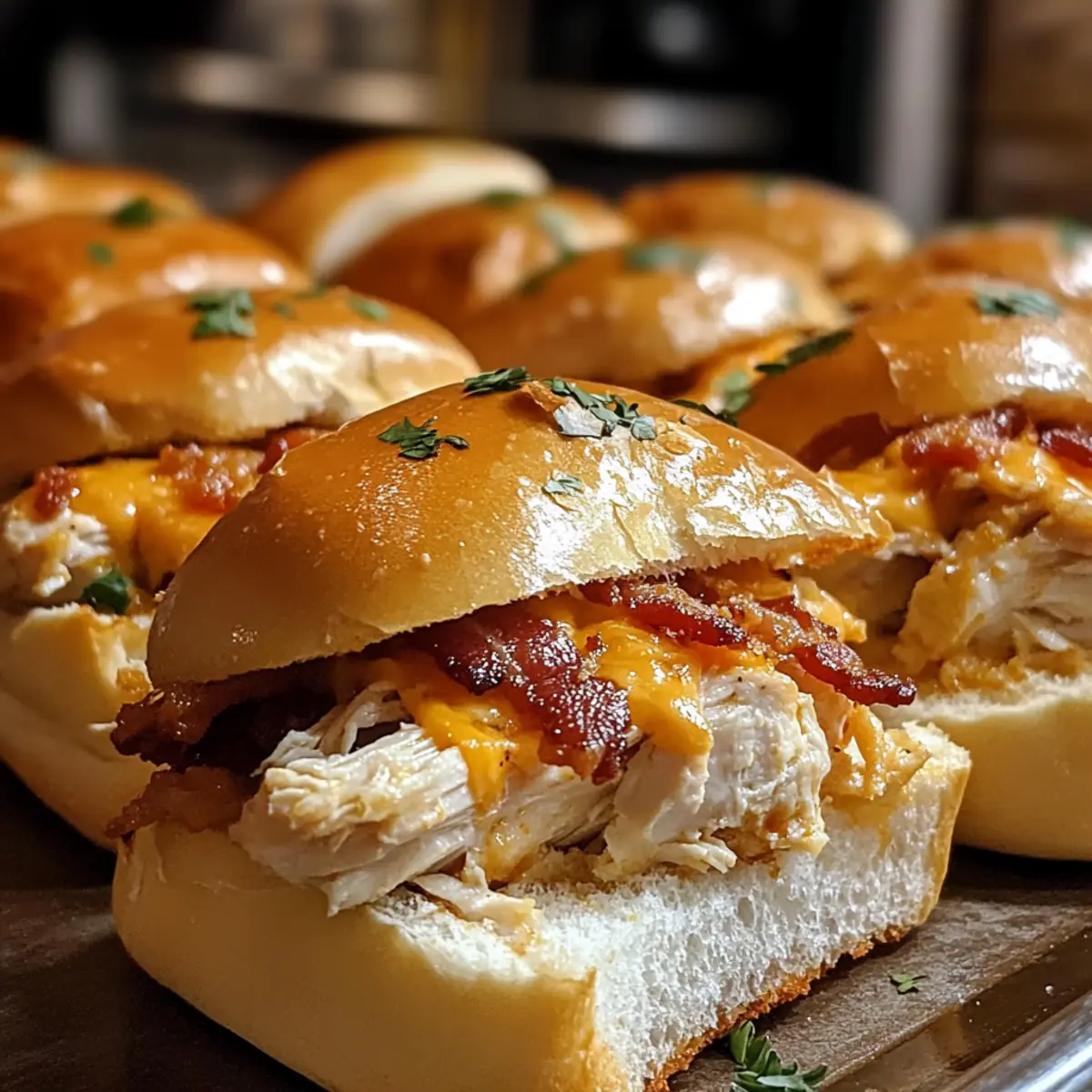 Hühnchen Speck Ranch Brötchen ganz einfach selber machen