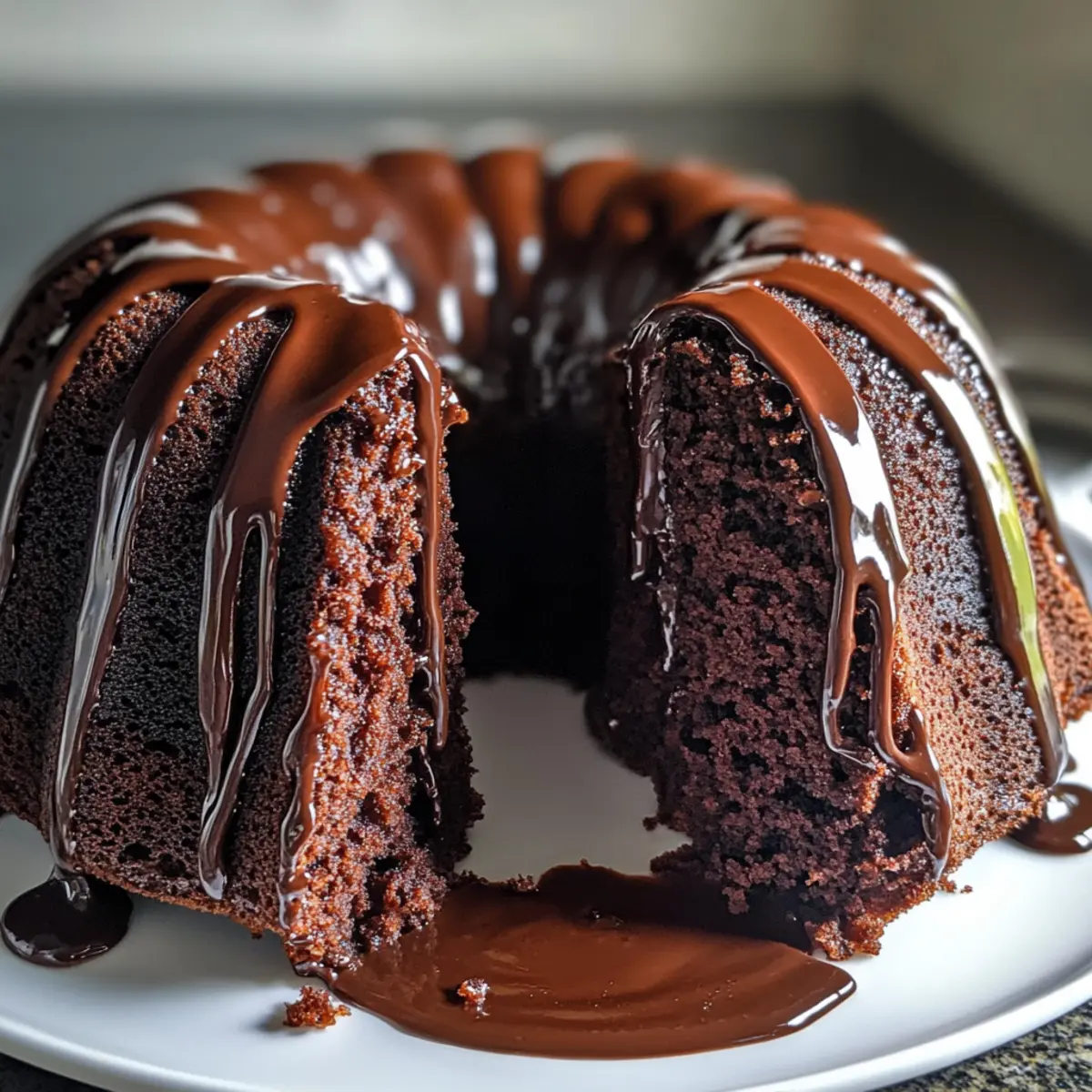 Schokoladen-Bundt-Kuchen: Saftig und deliziös