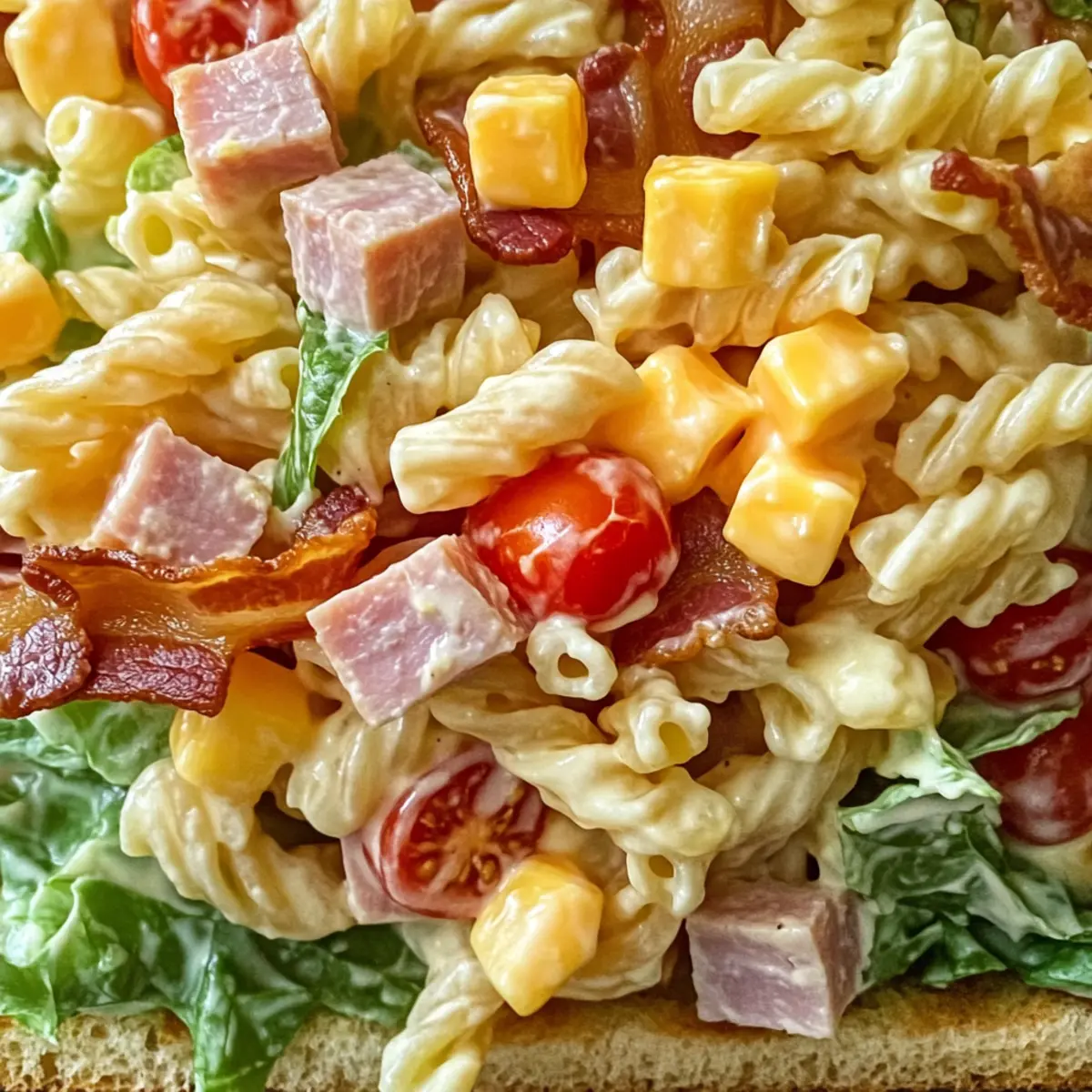 Club-Sandwich-Nudelsalat: Ein kreatives Sommergericht