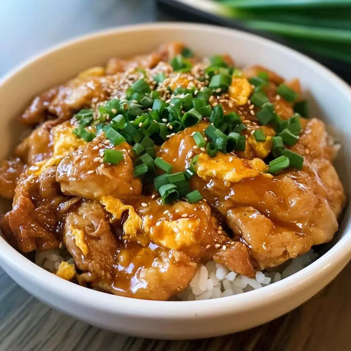 Einfache Oyakodon: Schnelle japanische Köstlichkeit