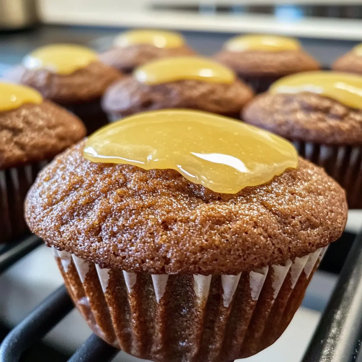 Glasierte Lebkuchen-Muffins für festliche Momente