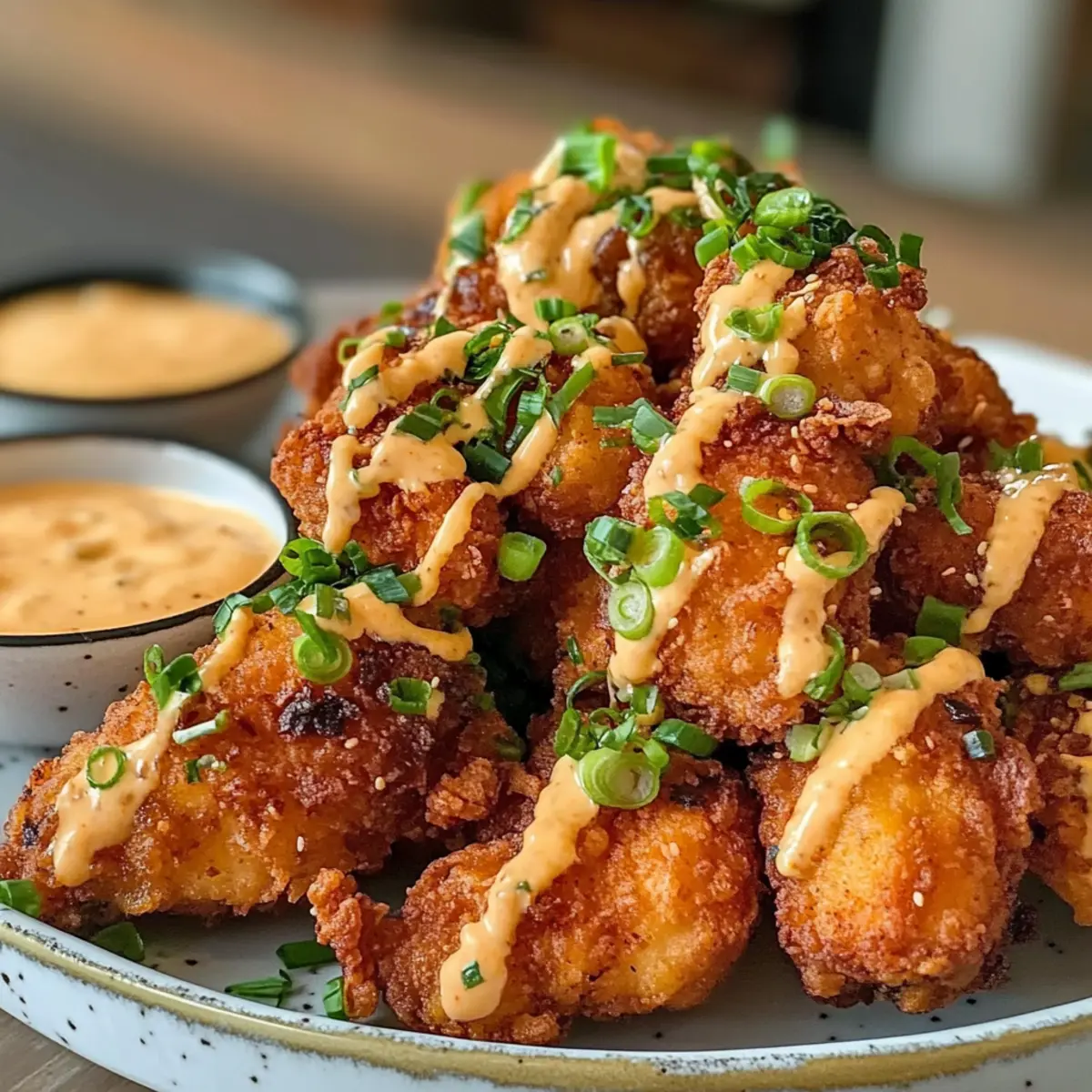 Goldene Hawaiianische Frittierte Hähnchen für Zuhause