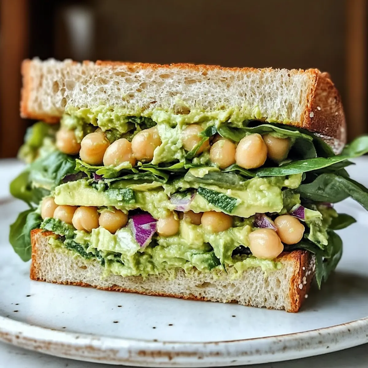 Grüne Göttin Salat Sandwich für schnelle Veggie-Liebe