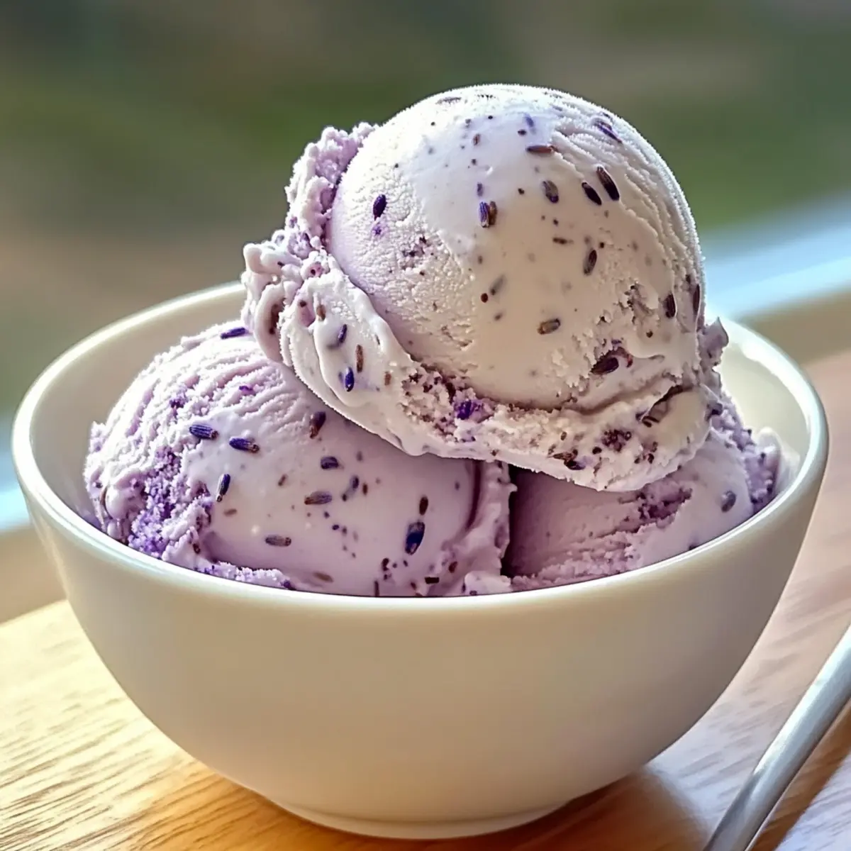 Honig Lavendel Eiscreme für Sommerliche Genussmomente