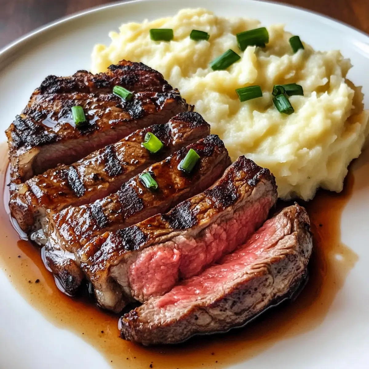 Irenischer Whiskey-Steak mit cremigem Colcannon-Püree