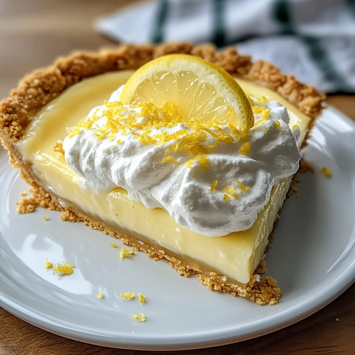 Joanna Gaines Zitronen-Kuchen mit graham cracker Boden