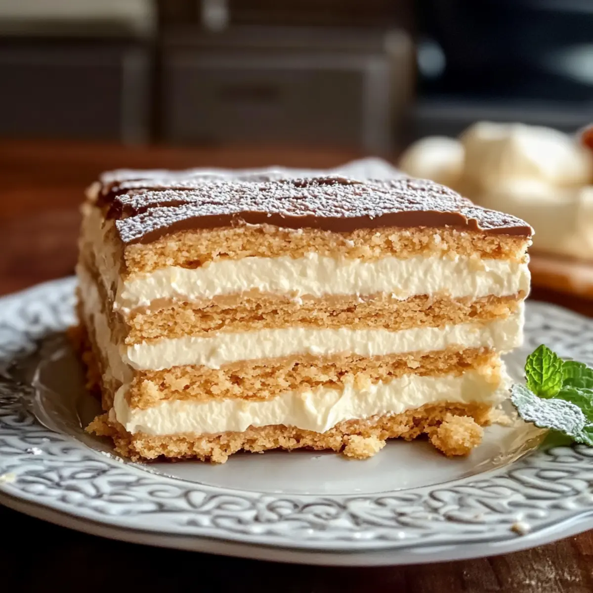 Milchmädchen-Kuchen: Einfacher No-Bake Genuss