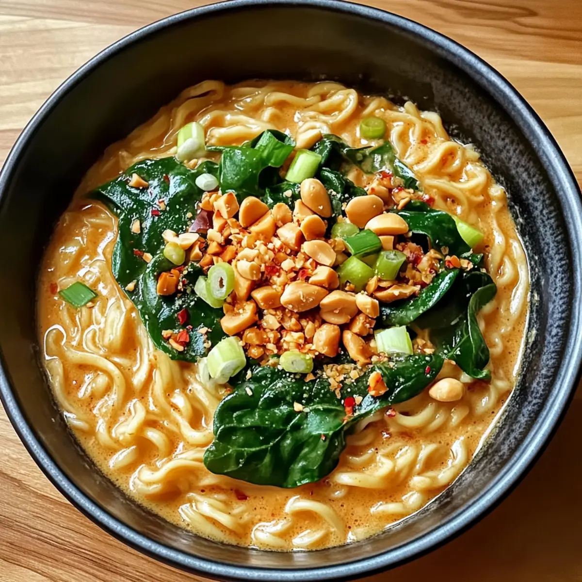 Miso Erdnuss Ramen: Veganes Wohlfühlessen in 20 Min.