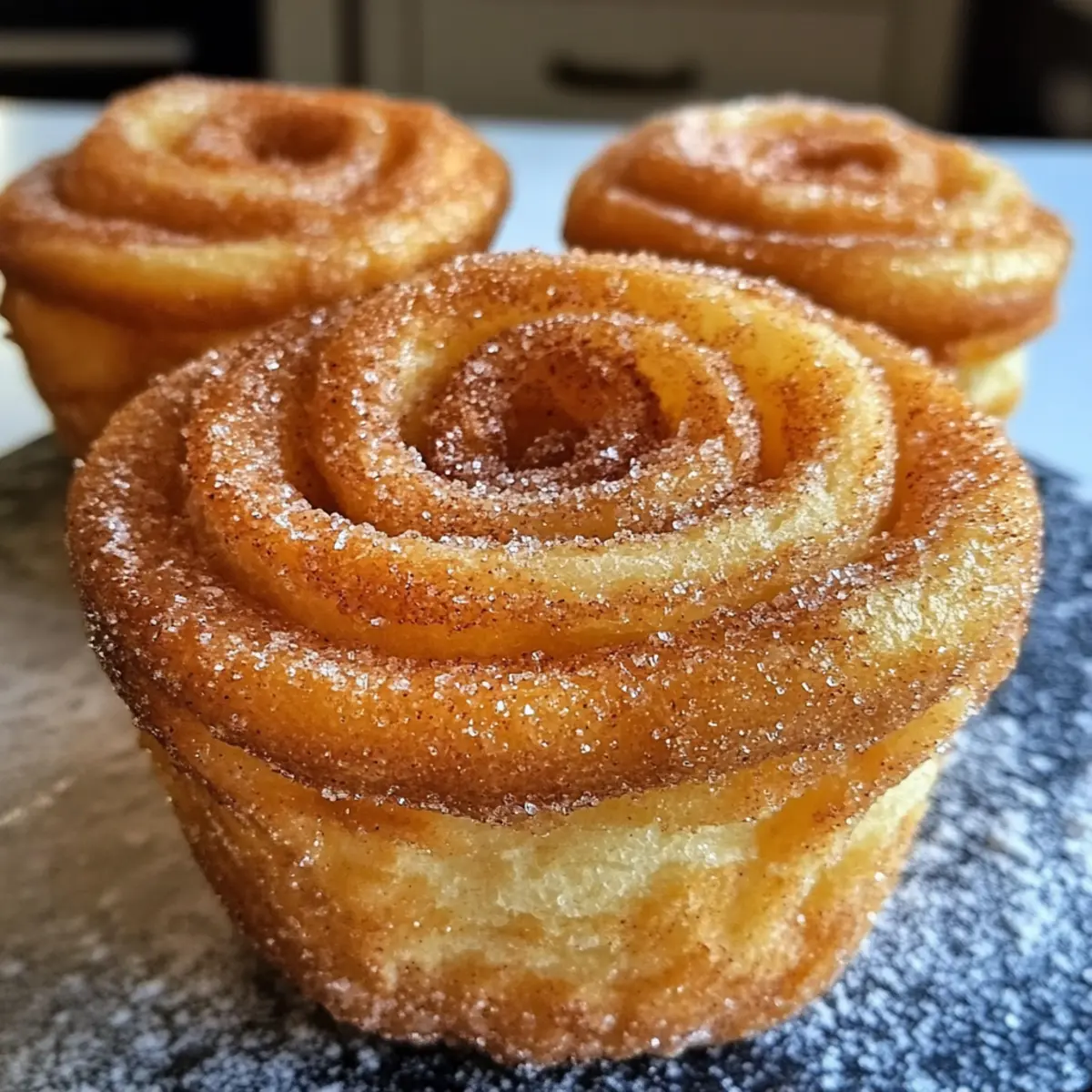 Schnelle Zimt-Zucker-Cruffins für süße Momente