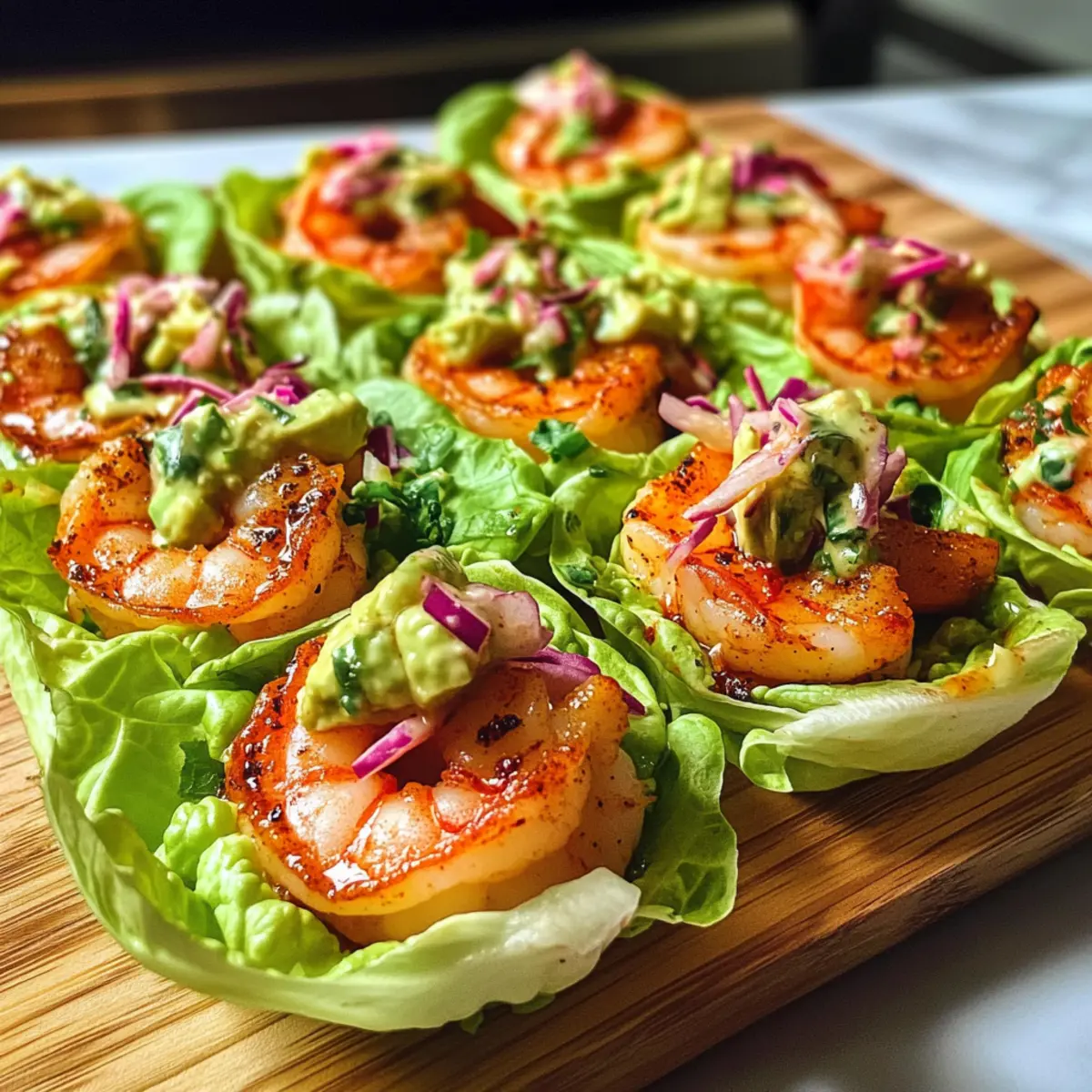 Blechpfanne Chili-Limonen Garnelen für Wraps