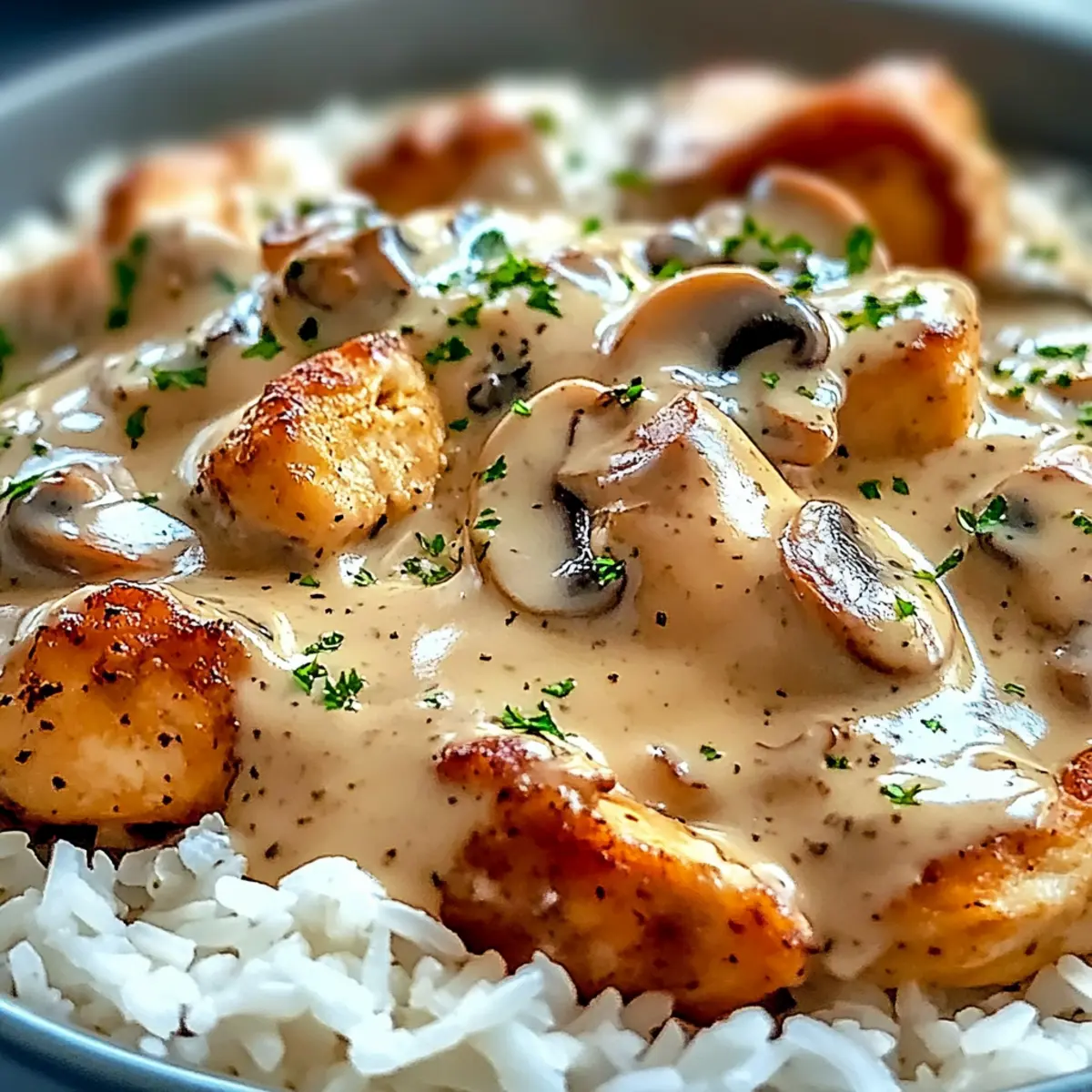 Überbackenes Hähnchen und Reis für gemütliche Abende
