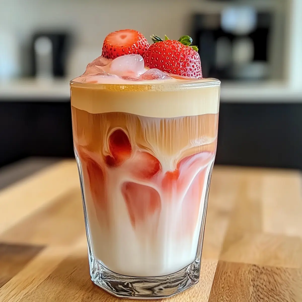 Erdbeere Latte – So einfach zauberst du dir Freude!