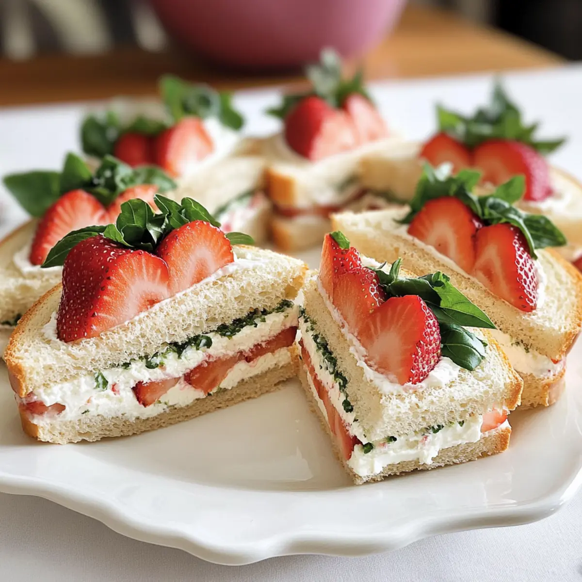 Erdbeer-Teesandwiches für ein perfektes Picknick