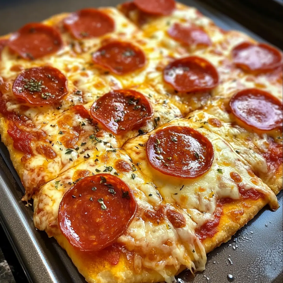 Viral Hüttenkäse Fladenbrot Pizza für gesunde Genießer