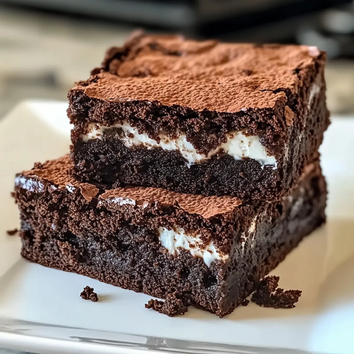 Zero-Zucker Griechische Joghurt Brownies für echte Schokoliebhaber