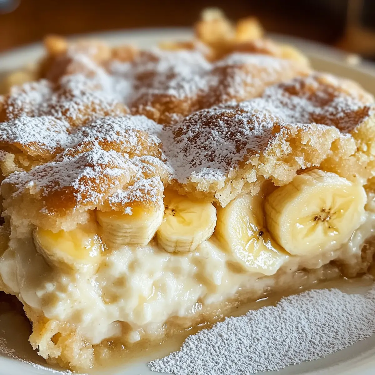 Bananencreme-Käsekuchen-Cobbler Genuss für jeden Anlass