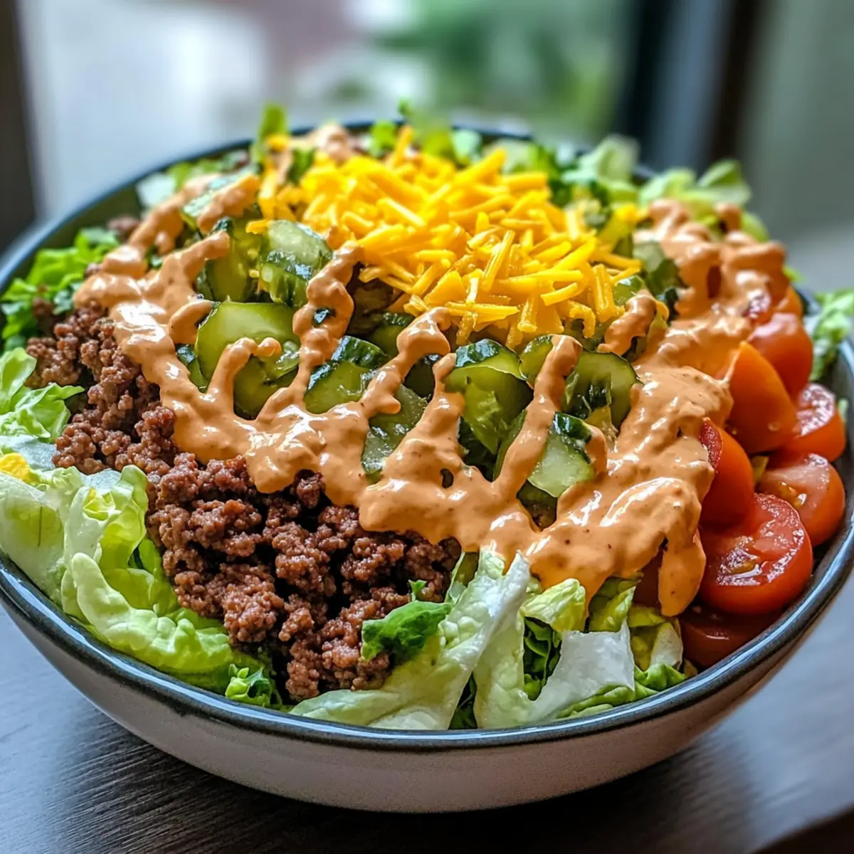Big Mac Salat: Der einfache Keto Genuss voller Geschmack