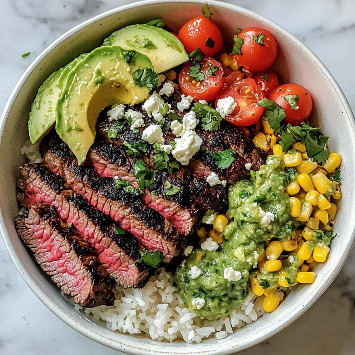 Koriander Limette Steak Schalen für jeden Tag