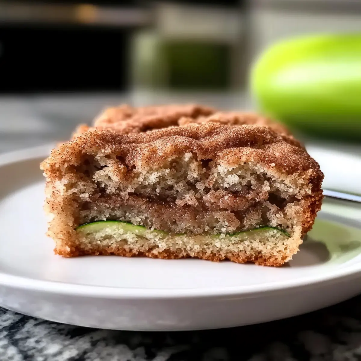 Zimt Zucchini Kaffee Kuchen für jeden Frühstückstisch