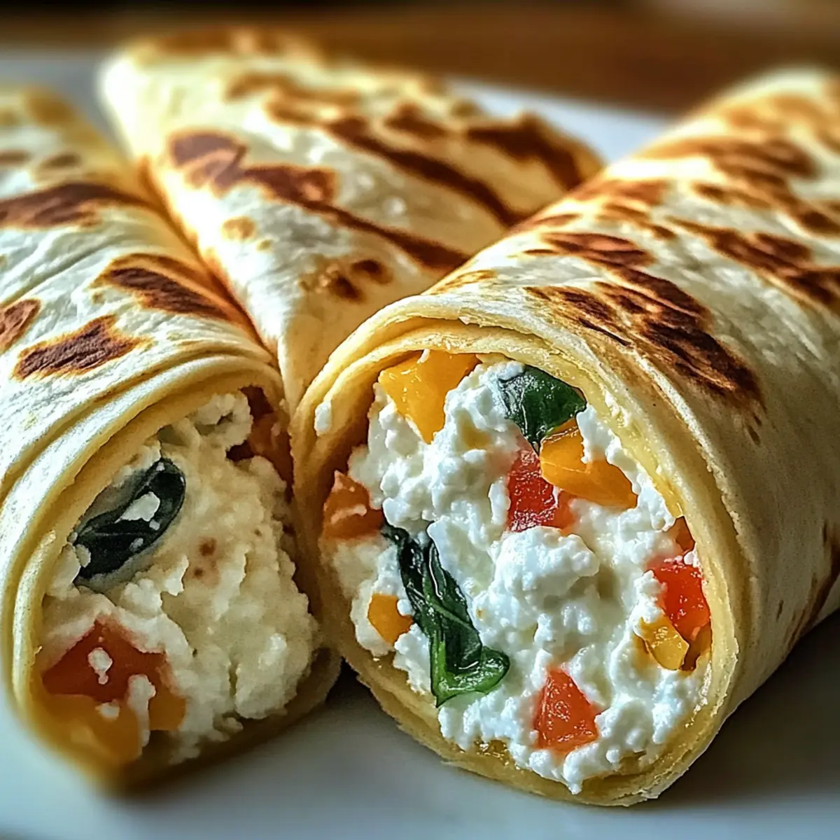 Hüttenkäse-Wraps für gesunde Genussmomente