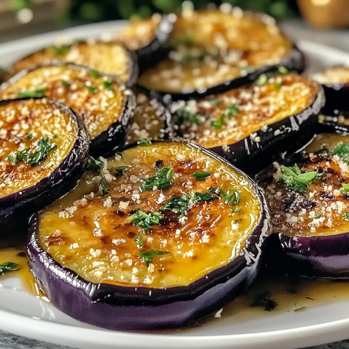Knuspriges Ofengebackenes Aubergine für jeden Anlass