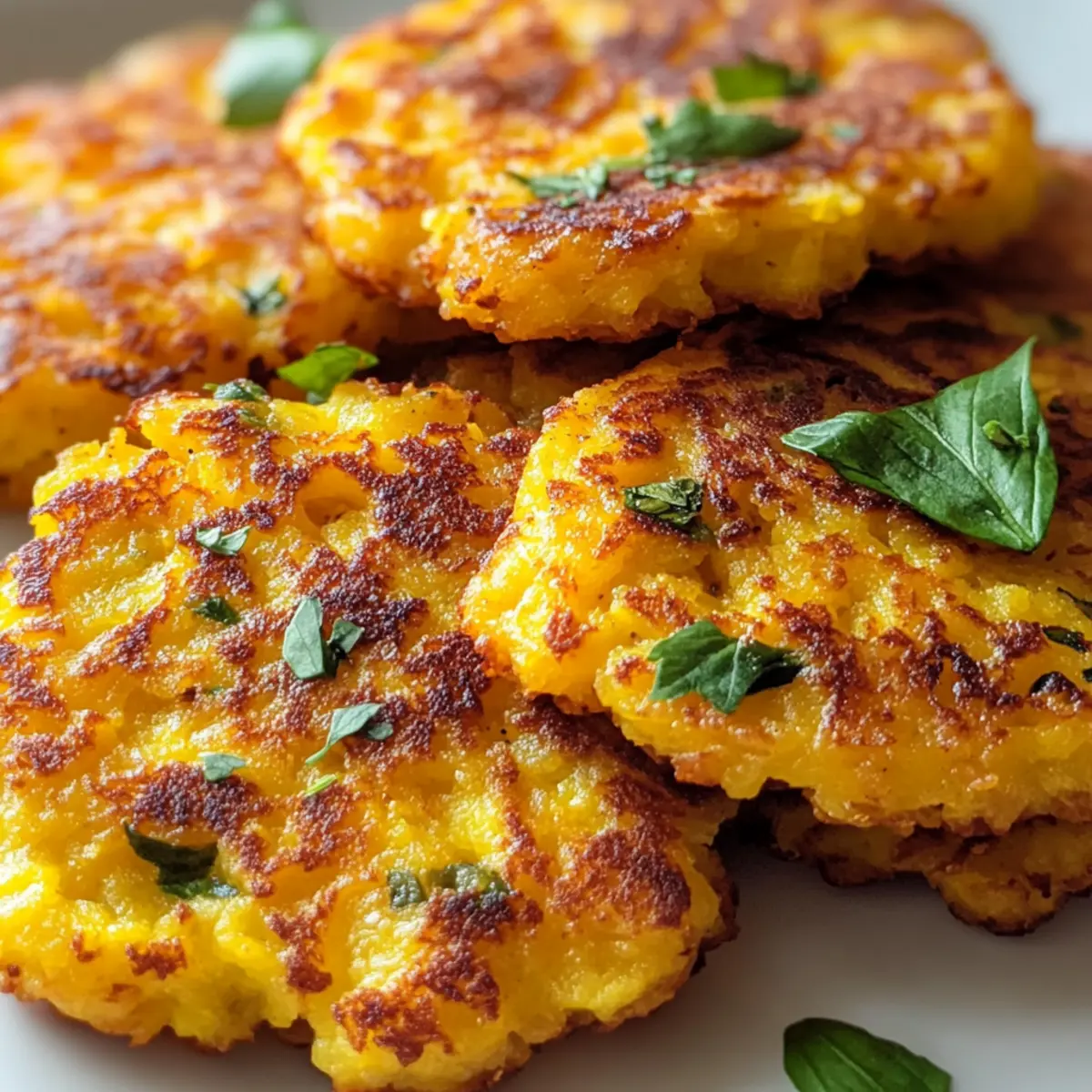 Krosse gelbe Zucchini-Puffer im Nu zubereitet