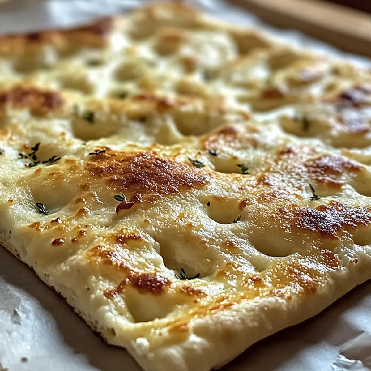 Einfache 2-Zutaten Hüttenkäse Fladenbrot Genuss