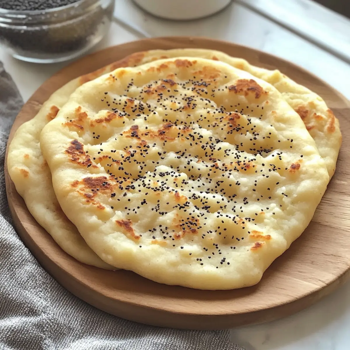 Fluffiges Kartoffelbrei-Fladenbrot für die ganze Familie