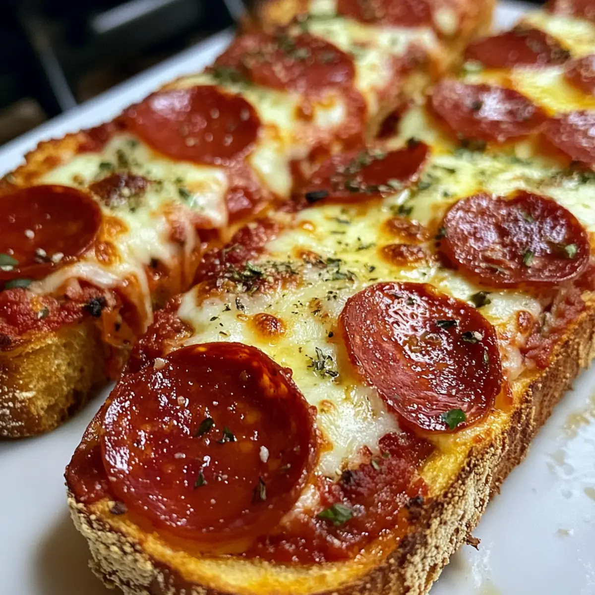 Französisches Brot Pizza: Knuspriger Genuss für Zuhause