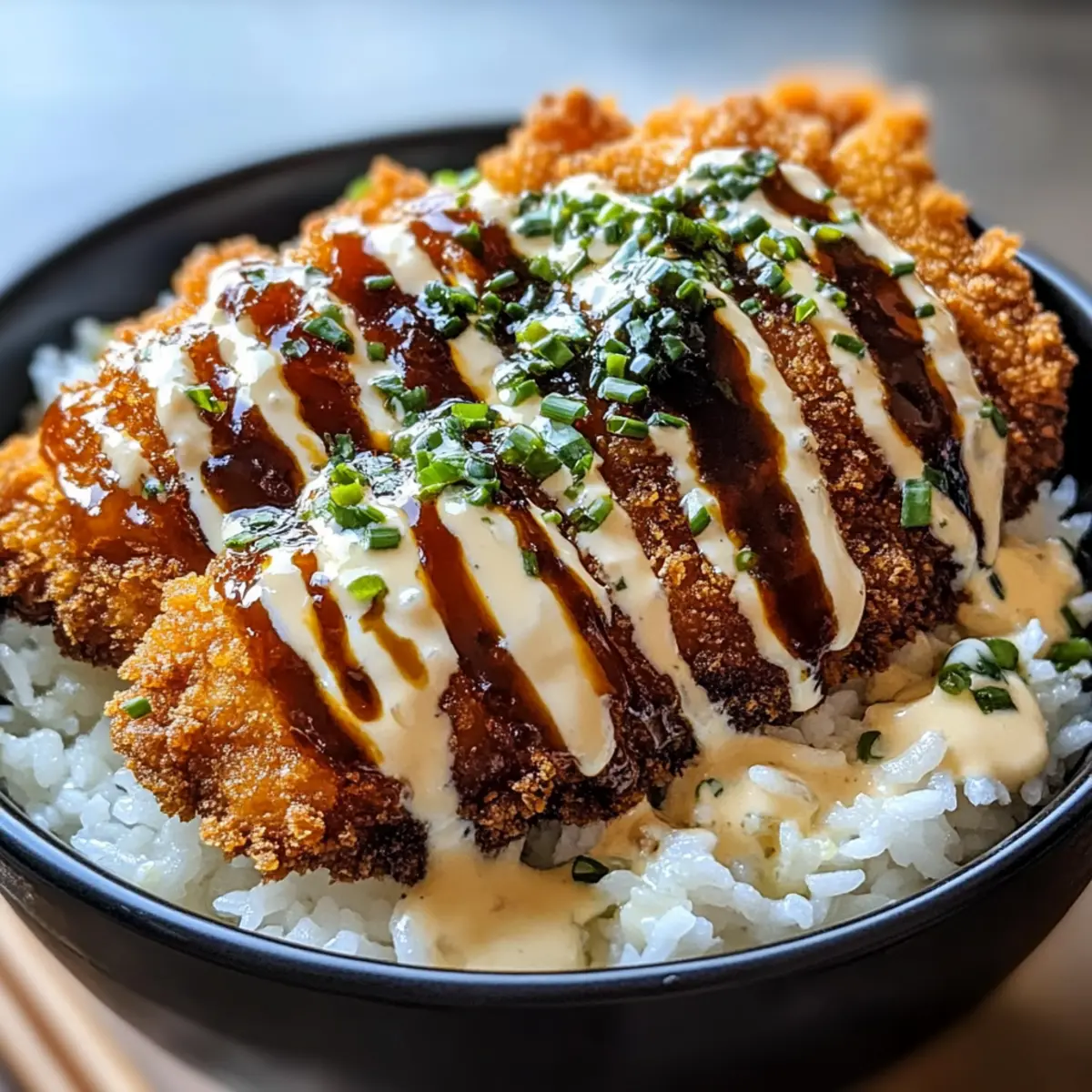 Katsu-Schüssel: Perfekt knuspriges Hühnchen entdecken