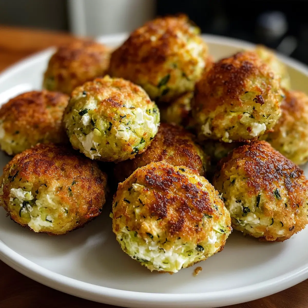 Knusprige Zucchini-Feta-Bällchen einfach gemacht