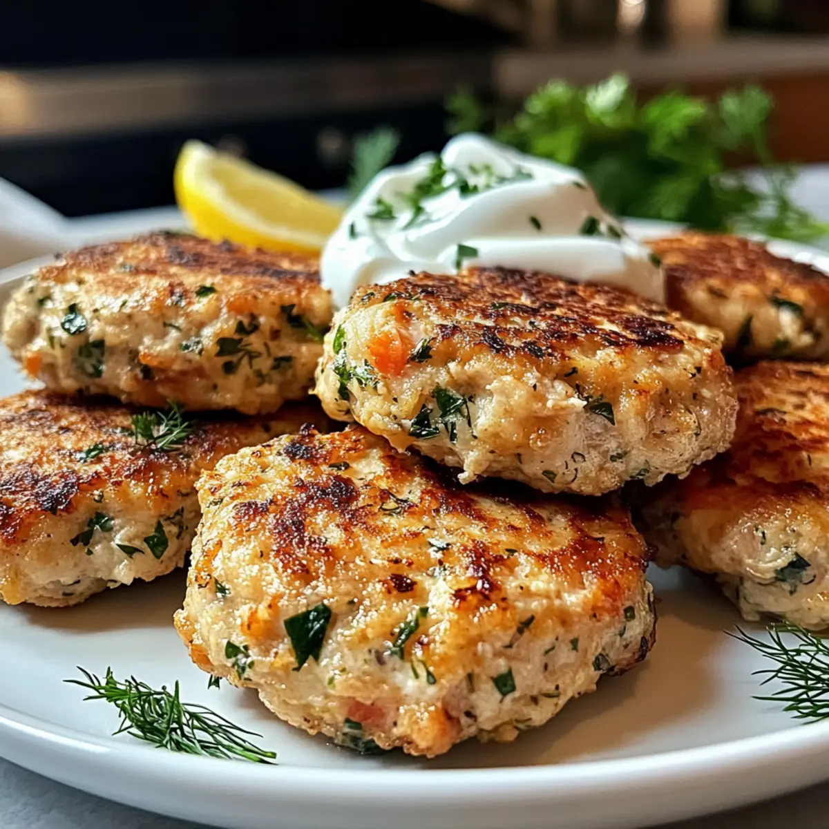 Mittelmeer-Hühnchen-Patties für gesunde Mahlzeiten