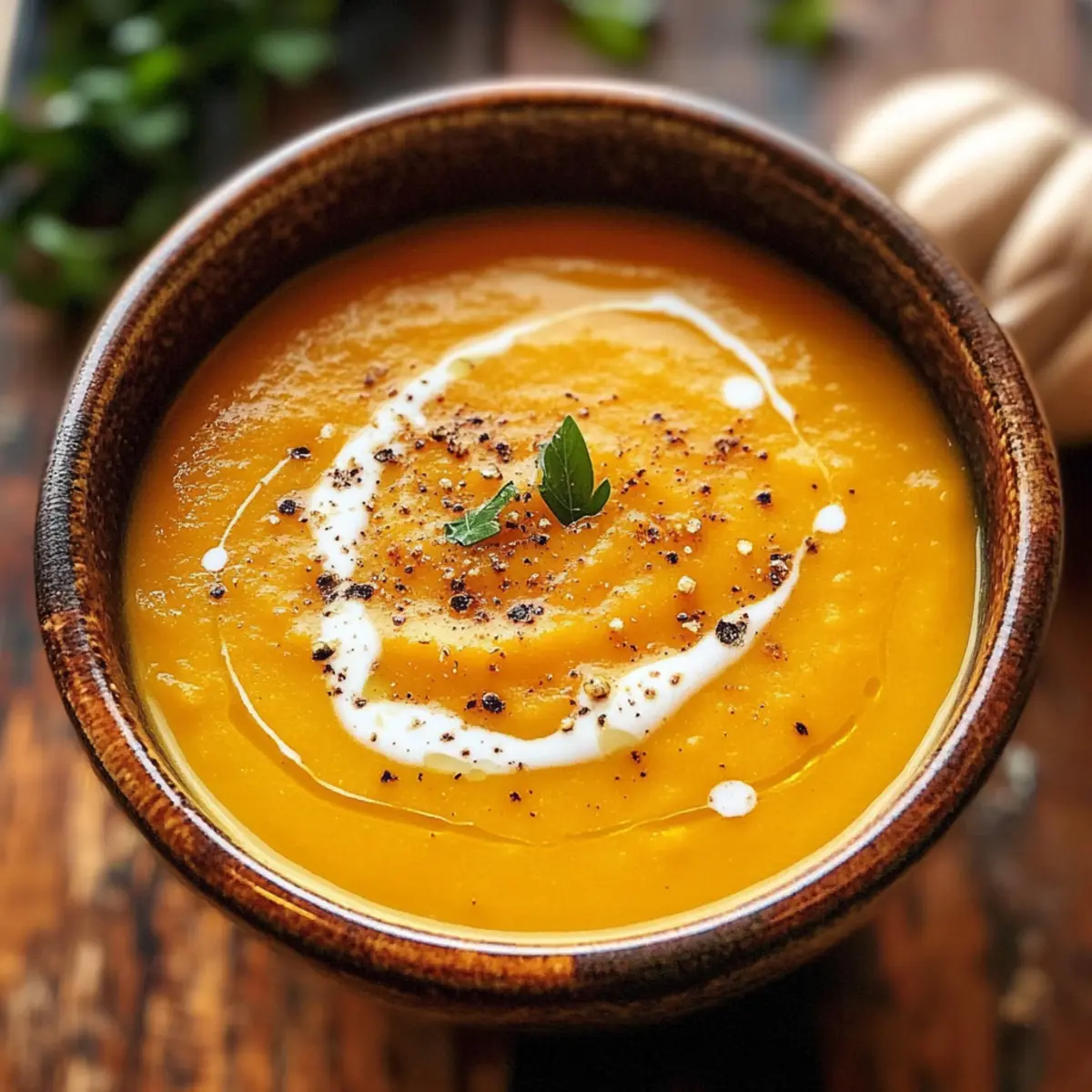 Omas Kürbissuppe für den perfekten Herbstgenuss