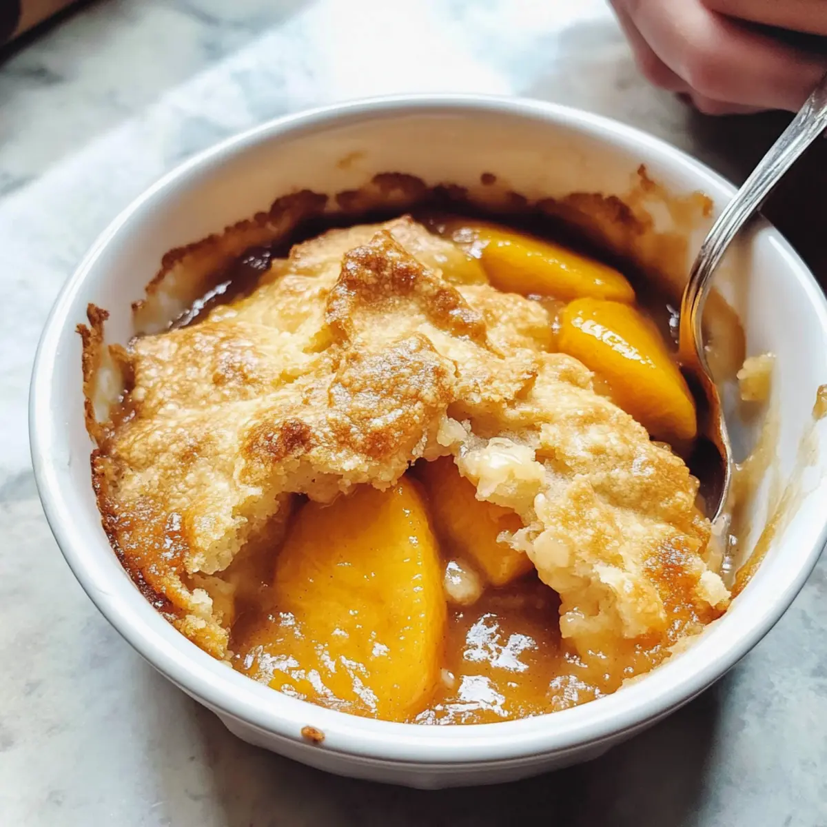 Pfirsich-Cobbler – Ein einfaches Sommervergnügen